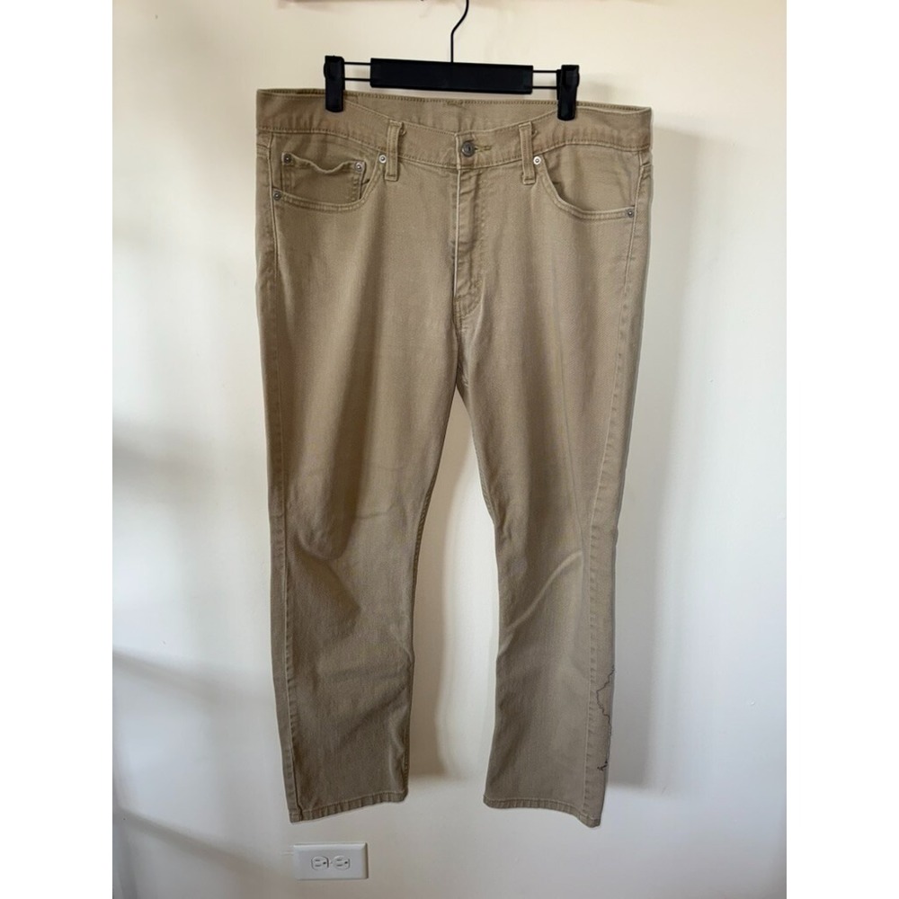 Levi's 511 Jean Men's Size 36x30 Tan UGC *callout*